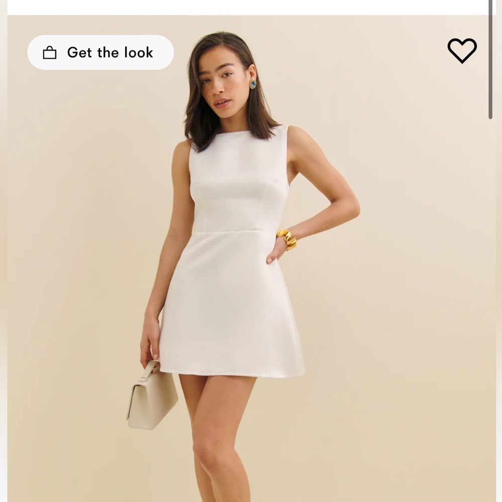 Reformation Zenni dress- Ivory